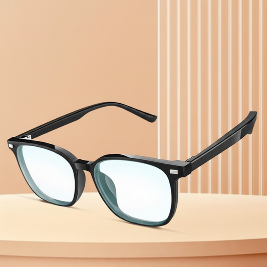 Interchangeable Lenses, UV & Blue Light & Night Vision Smart AI Bluetooth Sunglasses