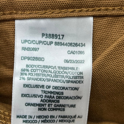 Flex Regular Fit Cargo Pants Mens 34X32 Stonewashed Brown Duck DP902SBD