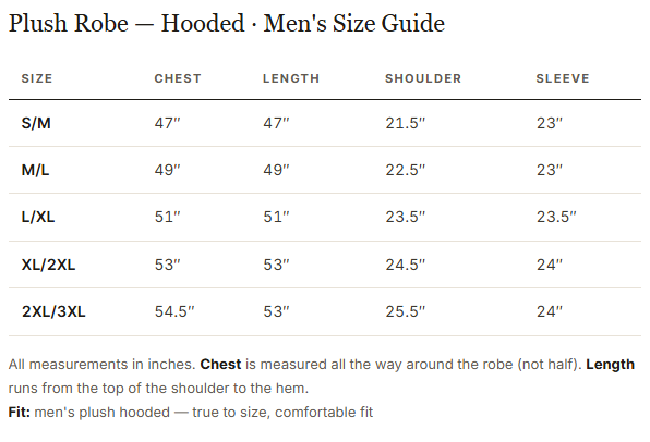 Men’s Robe with Hood – Ultra-Soft Plush Comfort for Everyday Use