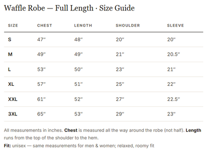 Waffle Robe Womens – Lightweight, Quick-Dry Spa Comfort