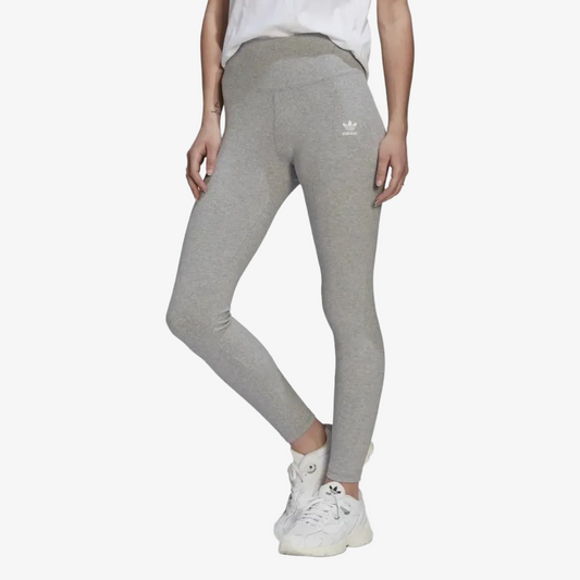 Adidas Originals Women's Adicolor Essentials+ Ribbed 7/8 Leggings -Grey