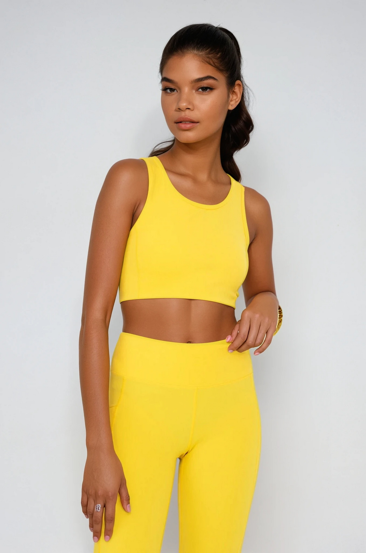 Cropped Leggings with Pockets