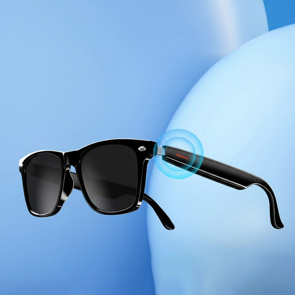 E13 Smart Outdoor Sport Hands-Free Call Music Headphone Anti-Blue Eyeglasses