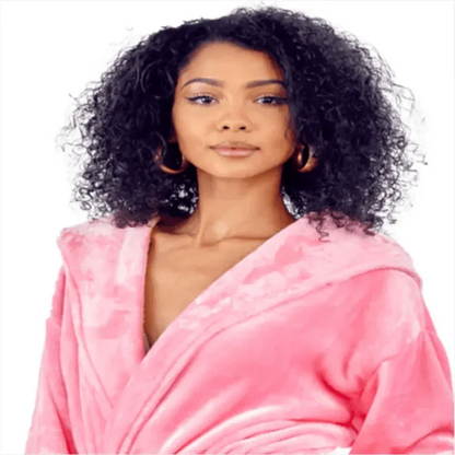 Women’s Plush Hooded Robe - Spa-Worthy Comfort at Home