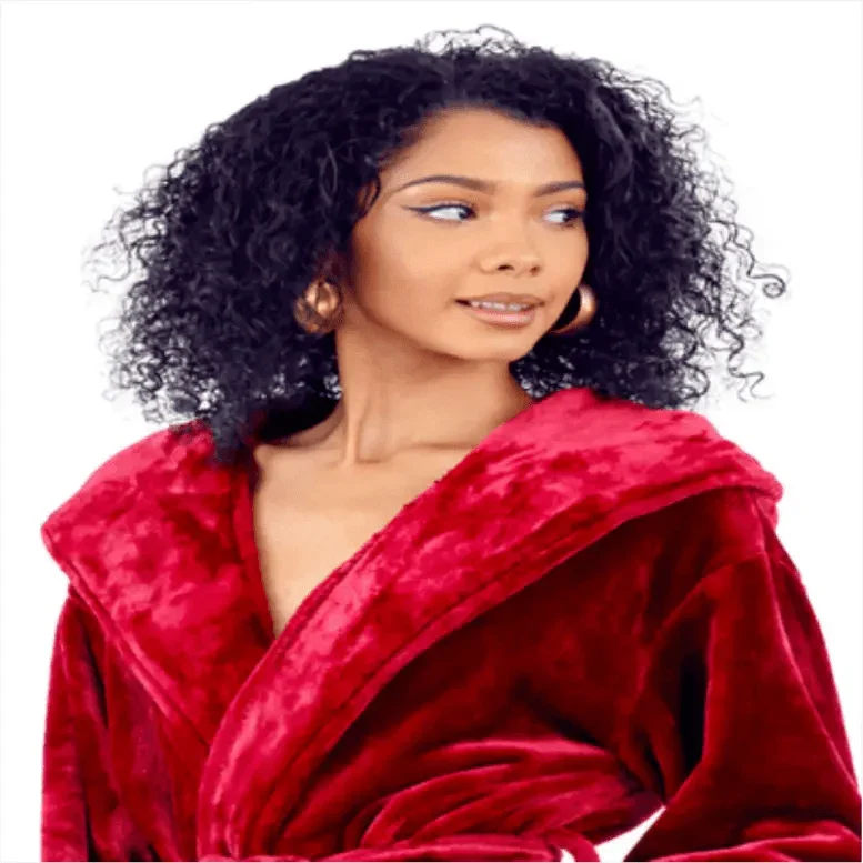 Women’s Plush Hooded Robe - Spa-Worthy Comfort at Home